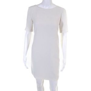 4.Collective Dress Off White Cream Shift Dress Size 2